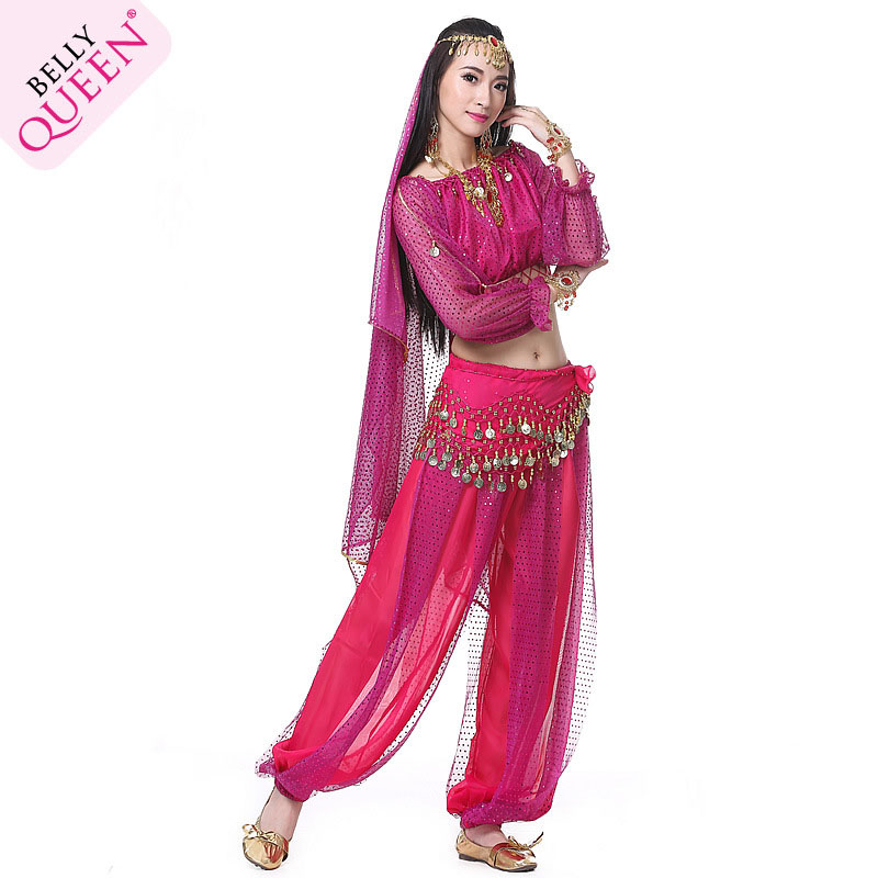 5 pieces Dancewear Polyester Belly Dance Outfits For Ladies 5 pieces Dancewear Polyester Belly Dance Outfits For Ladies